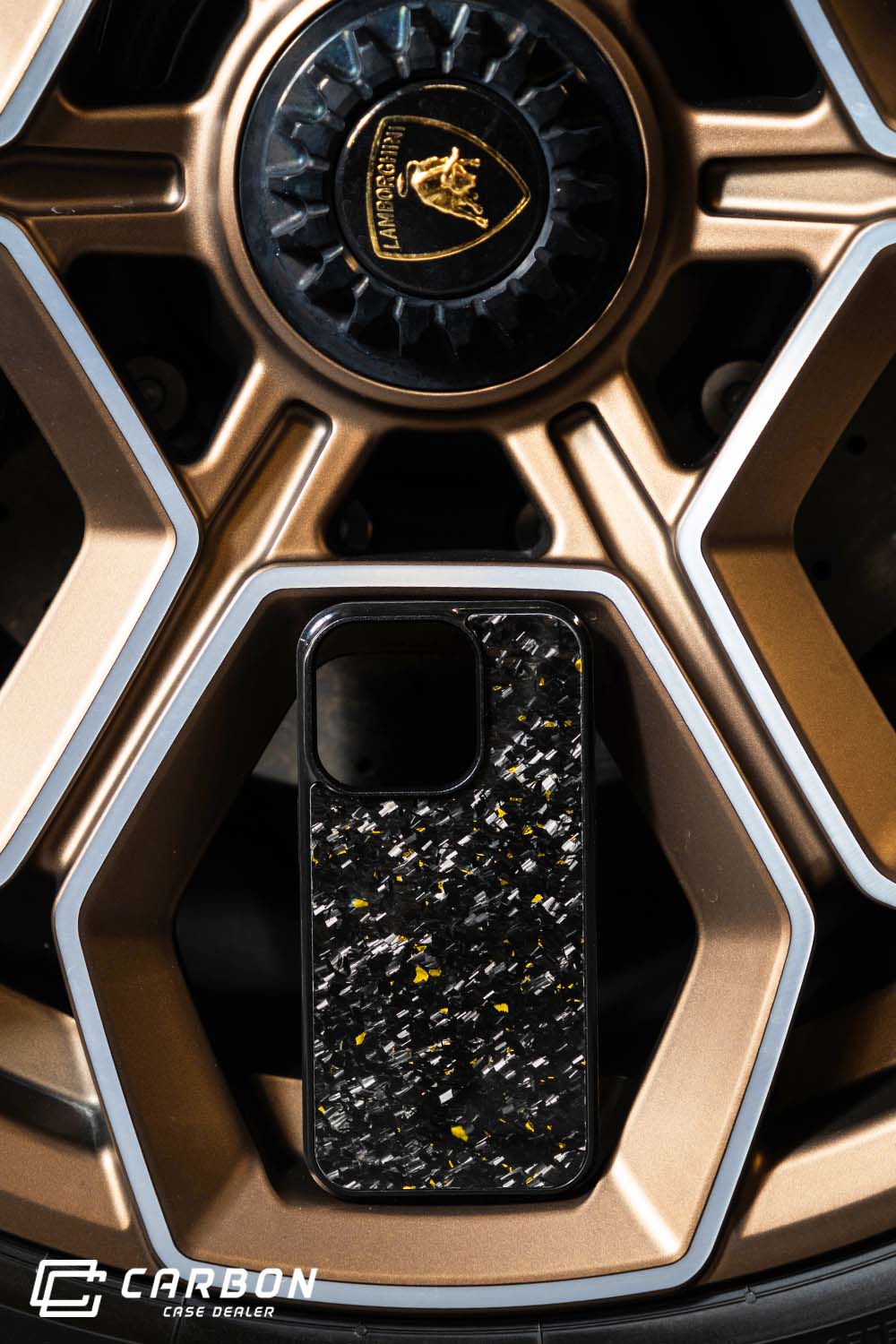 iPhone ForgedGrip™ Series Case - Gold